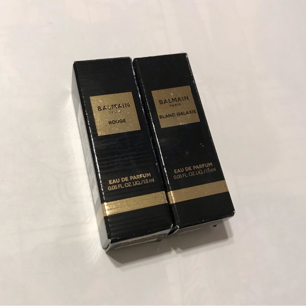 Balmain Eau de Perfum Sample Set - Rouge and Blanc Galaxie